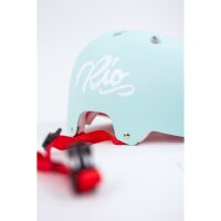 Rio Roller Helm Script matt teal