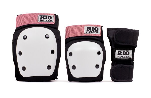 Rio Roller Triple Schützer Set rose