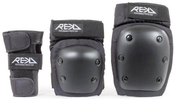 REKD Jr. Triple Pad Set Heavy Duty black