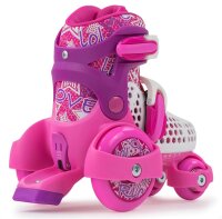 SFR Stomper Jr. verstellbarer Rollschuh pink