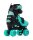 SFR Nebula Jr. verstellbarer Rollschuh black green